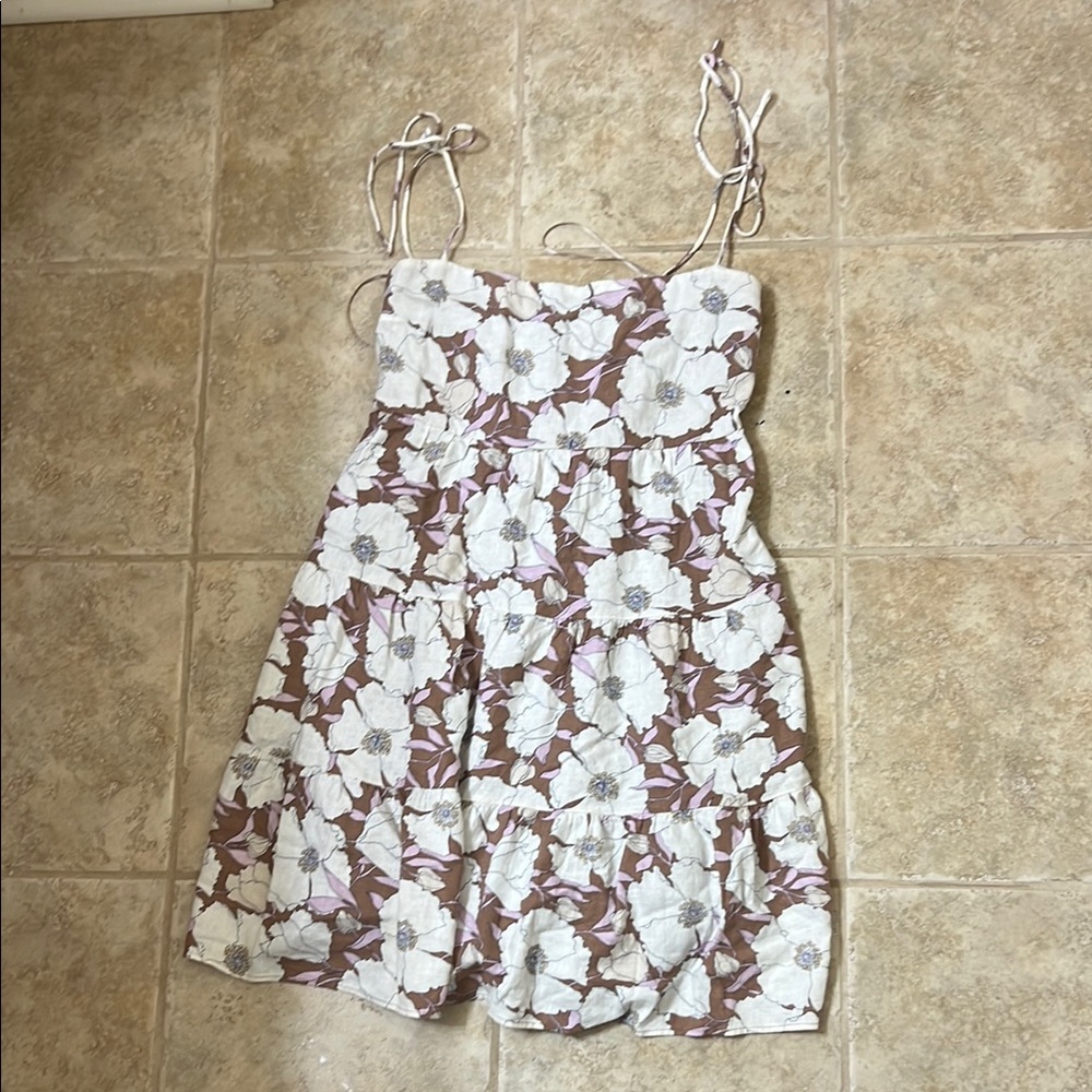 Abercrombie Floral Sundress with Tie Straps - Worn Once